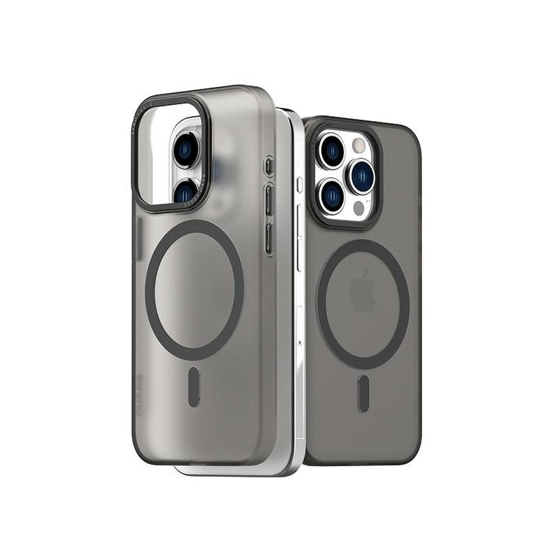 Etui ARAREE Aero Frame do Apple iPhone 15 Pro Przezroczysto-czarny