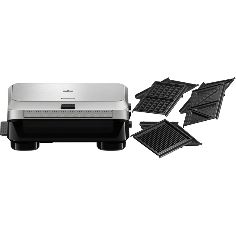 Braun SnackMaker 5 SM5038 3w1 Trójkąty Gofry Panini 800W