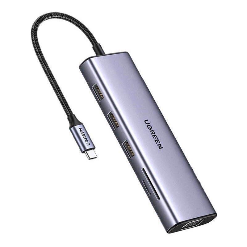 Hub UGREEN Revodok CM498 USB Typu C, Pasywny