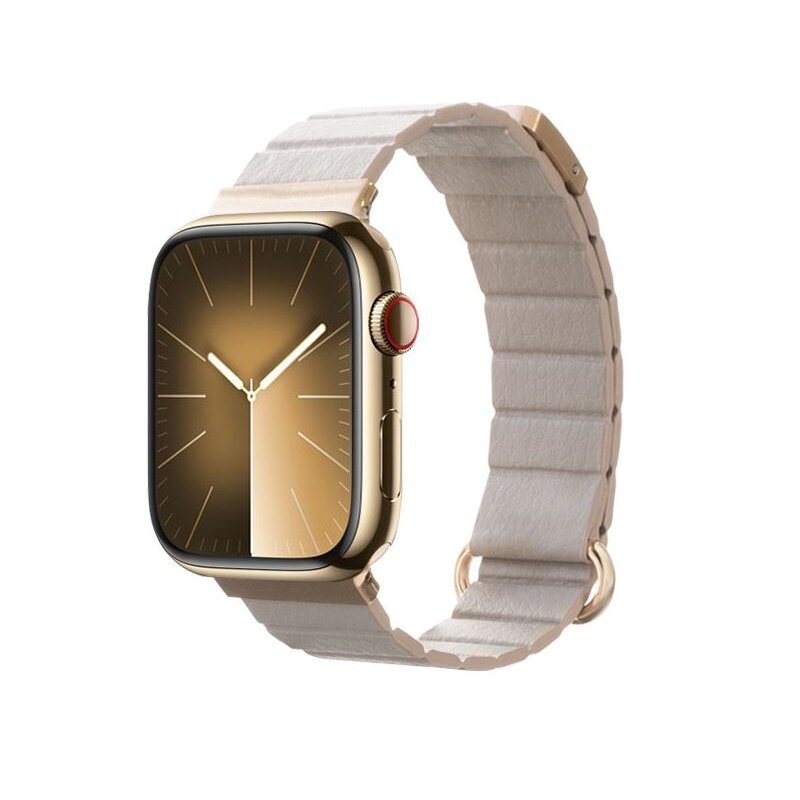 Pasek CRONG Eclipse do Apple Watch do koperty 38/40/41/42mm Beżowy
