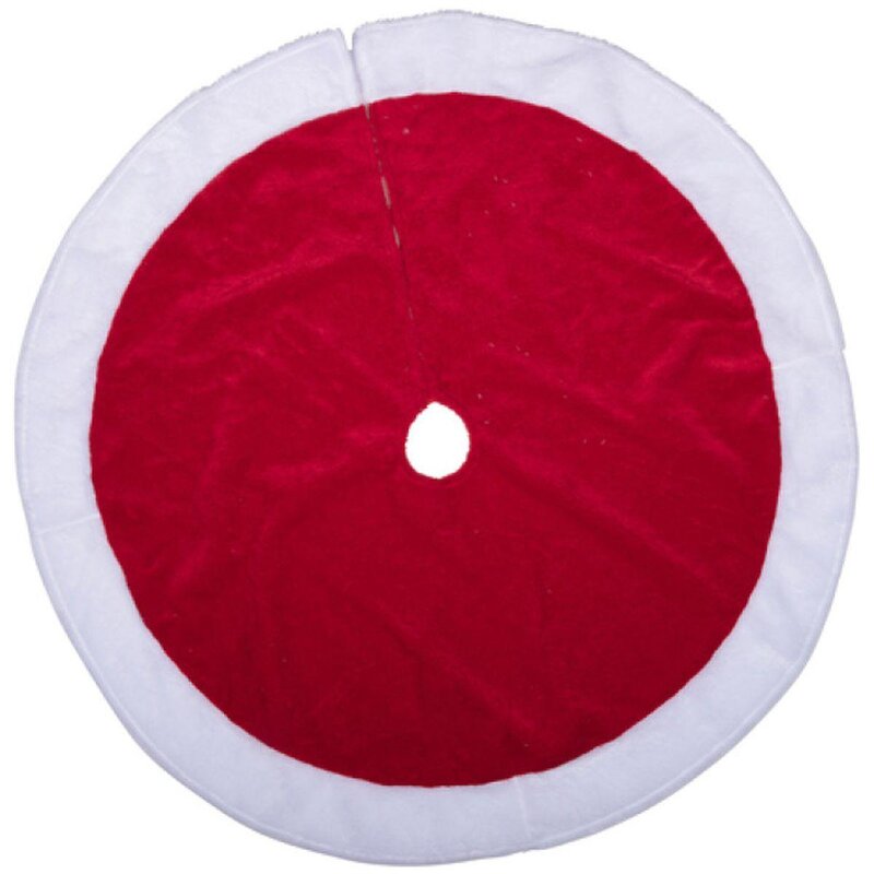 Dywanik pod choinkę CHRISTMAS GIFTS 252650 100 cm Czerwono-biały