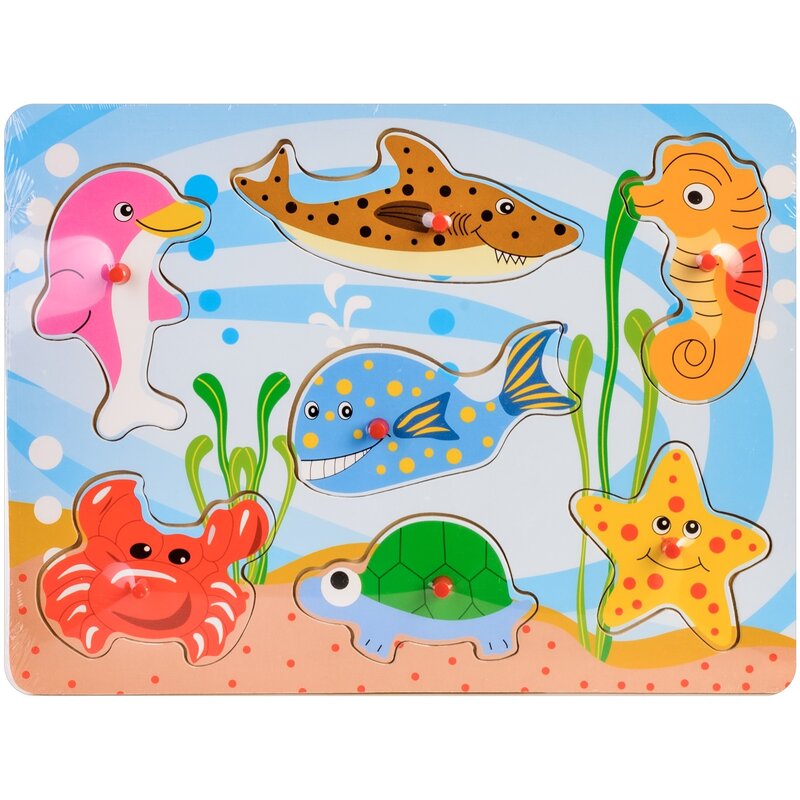 Układanka DAFFI Zwierzęta morskie D-106 (7 elementów)