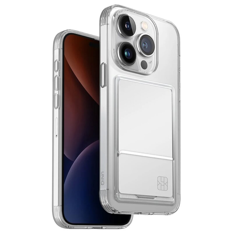 Etui UNIQ Air Fender do Apple iPhone 15 Pro Przezroczysty