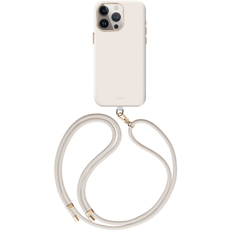 Etui UNIQ Coehl Creme do Apple iPhone 15 Pro Kość słoniowa