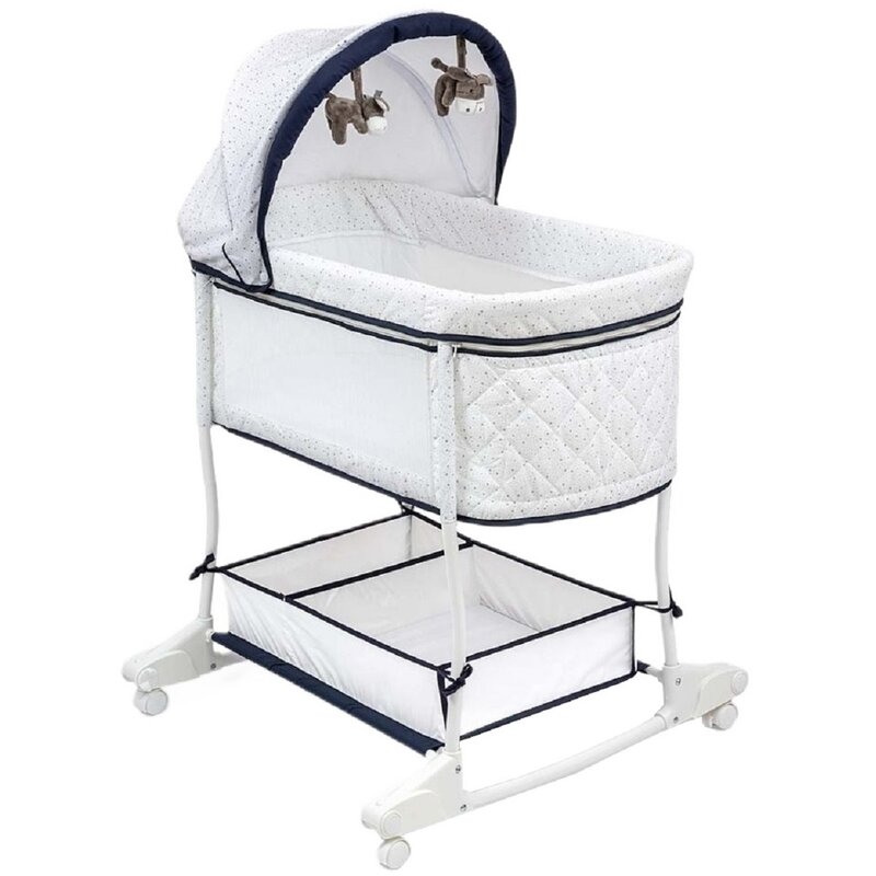 Łóżeczko dostawne MILLY MALLY Dream On 5430 Szary