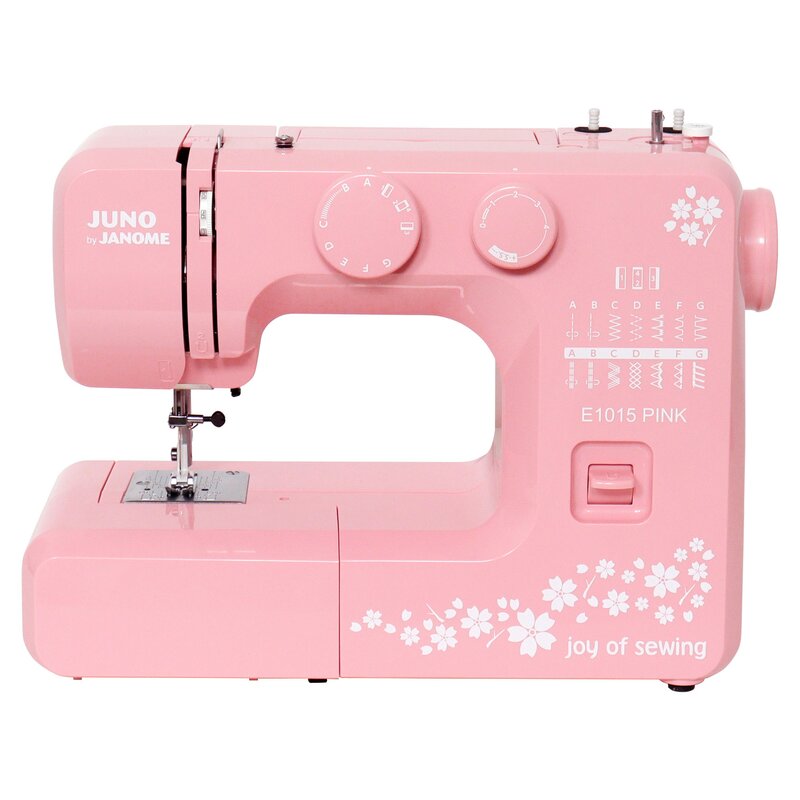 Maszyna do szycia JANOME Juno E1015 Różowy