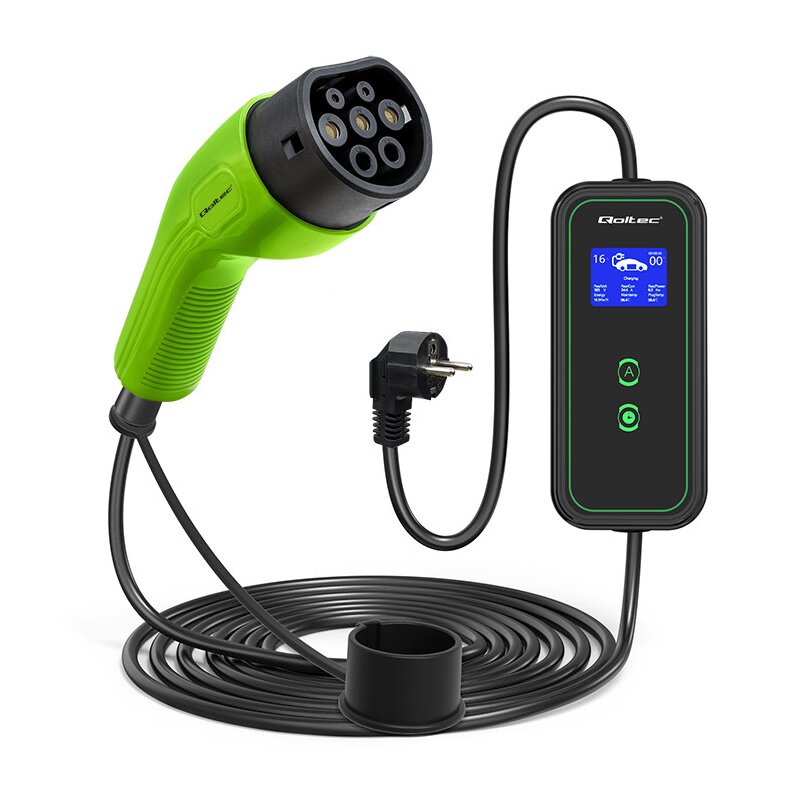 Ładowarka do samochodu elektrycznego QOLTEC 52470 Typ 2 3.5kW