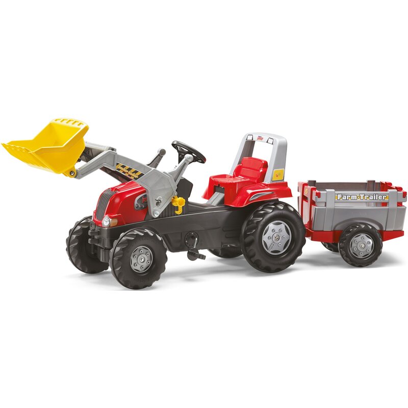 Jeździk ROLLY TOYS Junior Traktor 811397 Czerwony