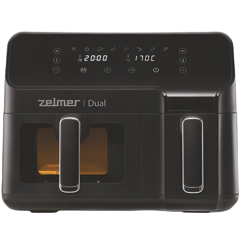 Air Fryer Frytkownica beztłuszczowa ZELMER ZAF9000 5.5l z podwójnym koszem