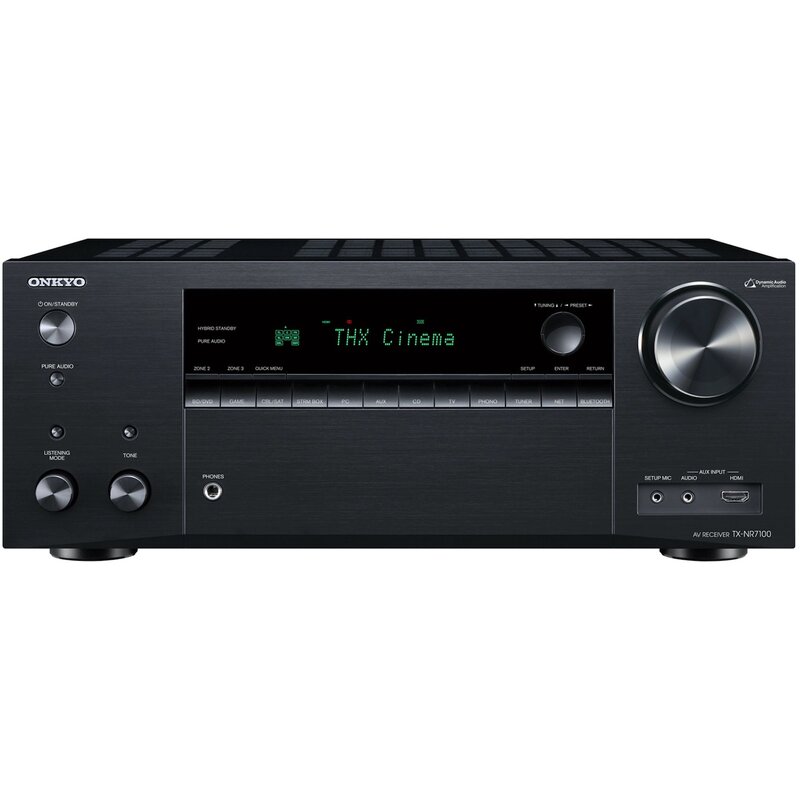 Amplituner ONKYO TX-NR7100 Czarny 9.2-kanałowy, 8K, DTS:X, Bluetooth, AirPlay2, Wi-Fi, Sonos, Spotify, DIRAC Live
