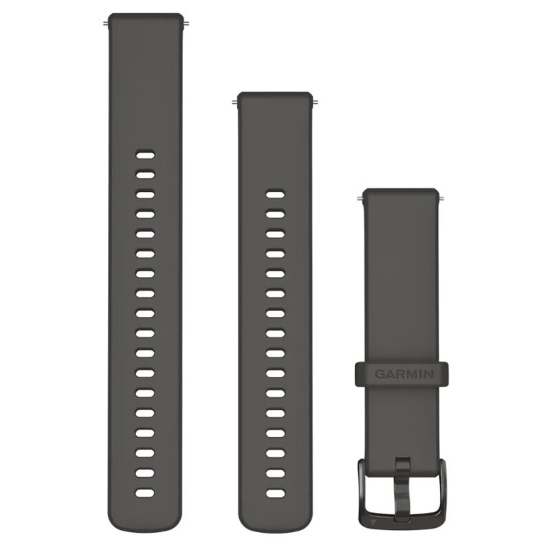 Pasek do zegarka GARMIN Silikonowy 18 mm Szary żwirowy 010-13256-00
