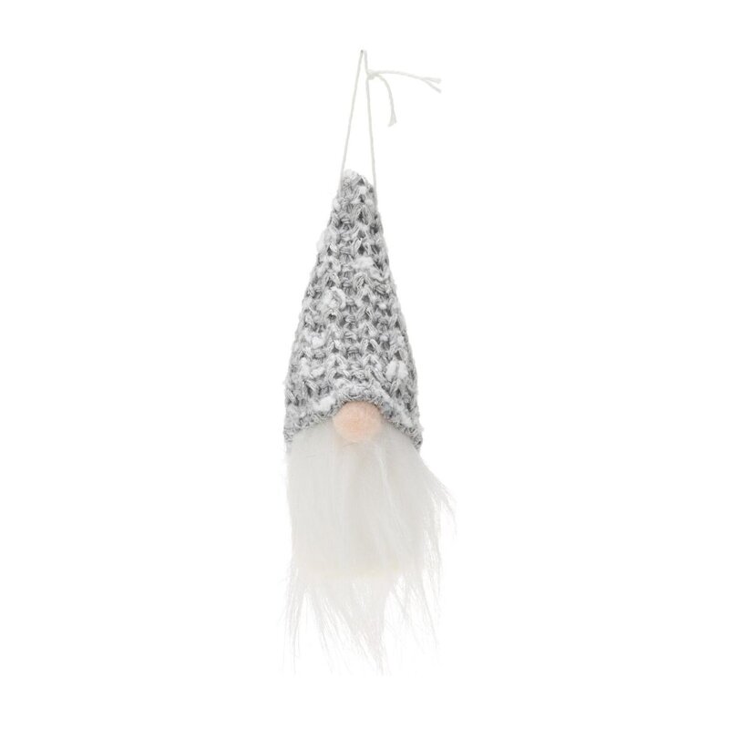 Zawieszka CHRISTMAS DECORATION Mikołaj 11 cm Srebrny