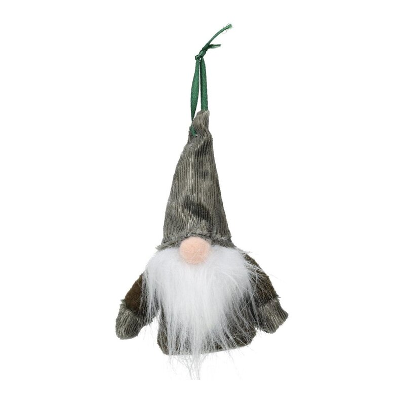 Zawieszka CHRISTMAS DECORATION Mikołaj 11 cm Zielony