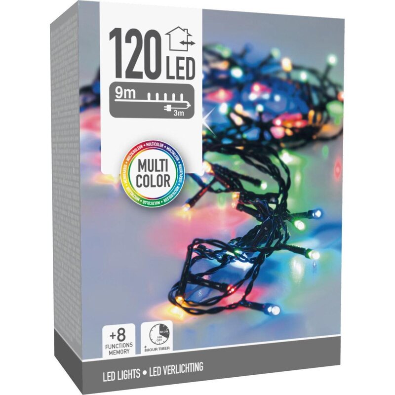 Lampki choinkowe LED CHRISTMAS DECORATION 809467 12 m Sieciowe