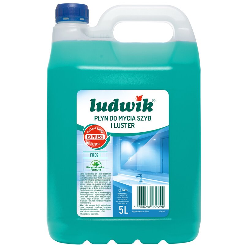 Płyn do mycia szyb LUDWIK Fresh 5000 ml