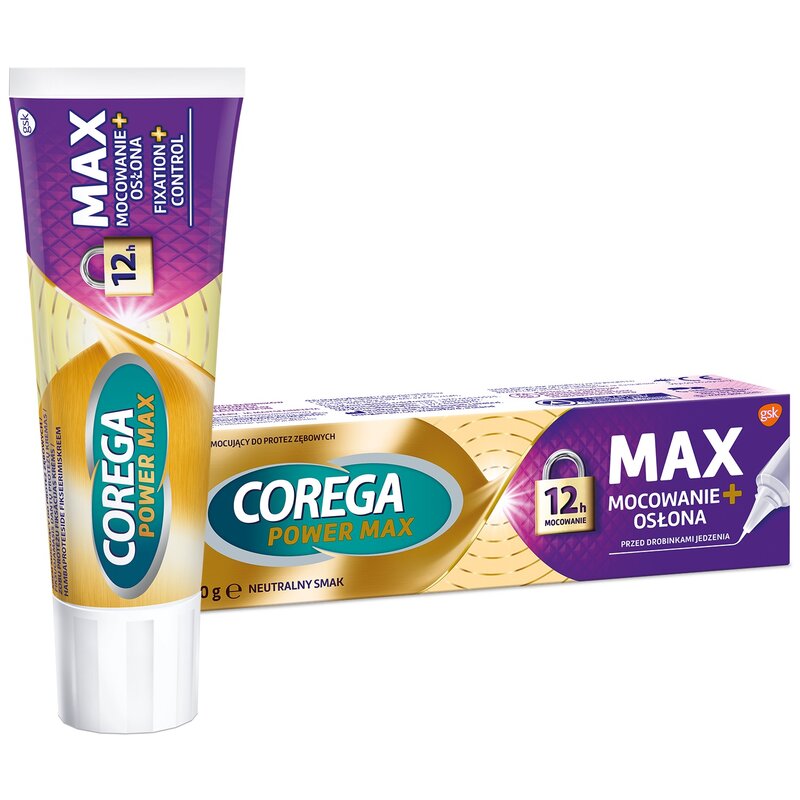 Krem do protez COREGA Max Mocowanie + Osłona 40 g