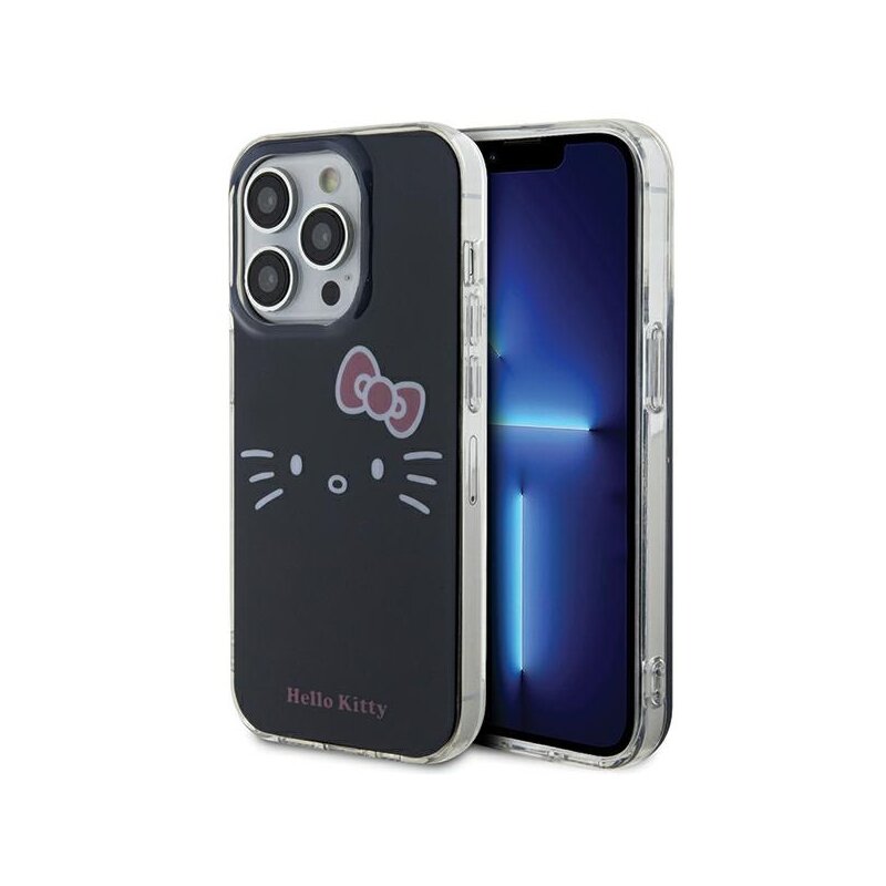 Etui HELLO KITTY IML Kitty Face do Apple iPhone 15 Pro Max Czarny