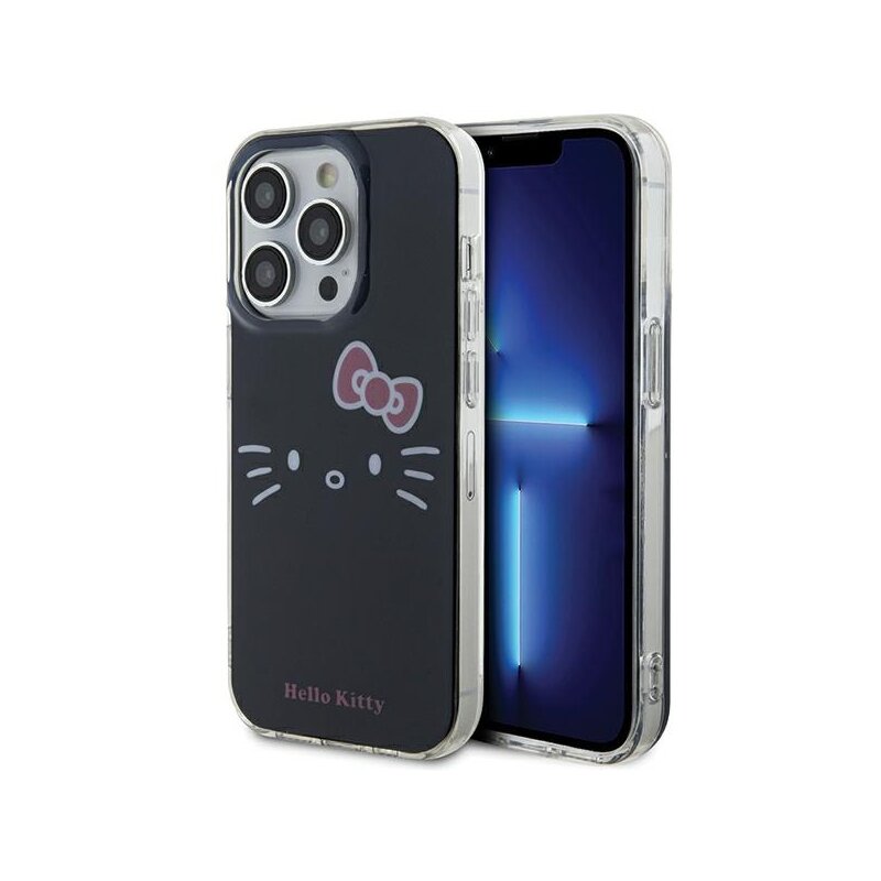 Etui HELLO KITTY IML Kitty Face do Apple iPhone 14 Pro Max Czarny