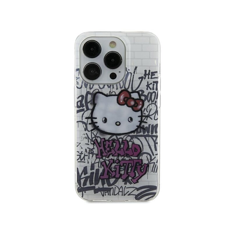 Etui HELLO KITTY IML Kitty On Bricks do Apple iPhone 15 Biały