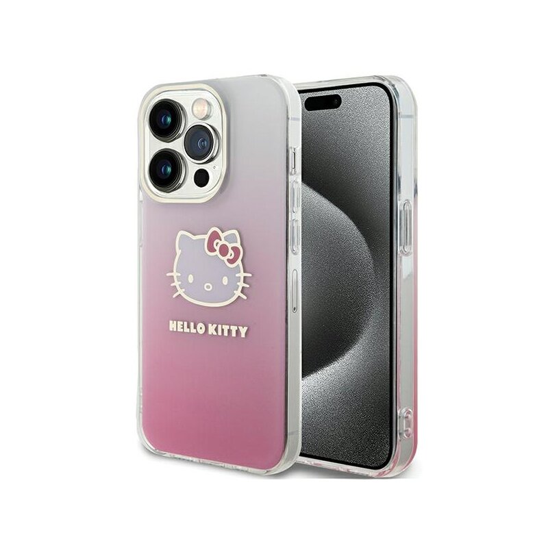 Etui HELLO KITTY IML Gradient do Apple iPhone 14 Pro Różowy