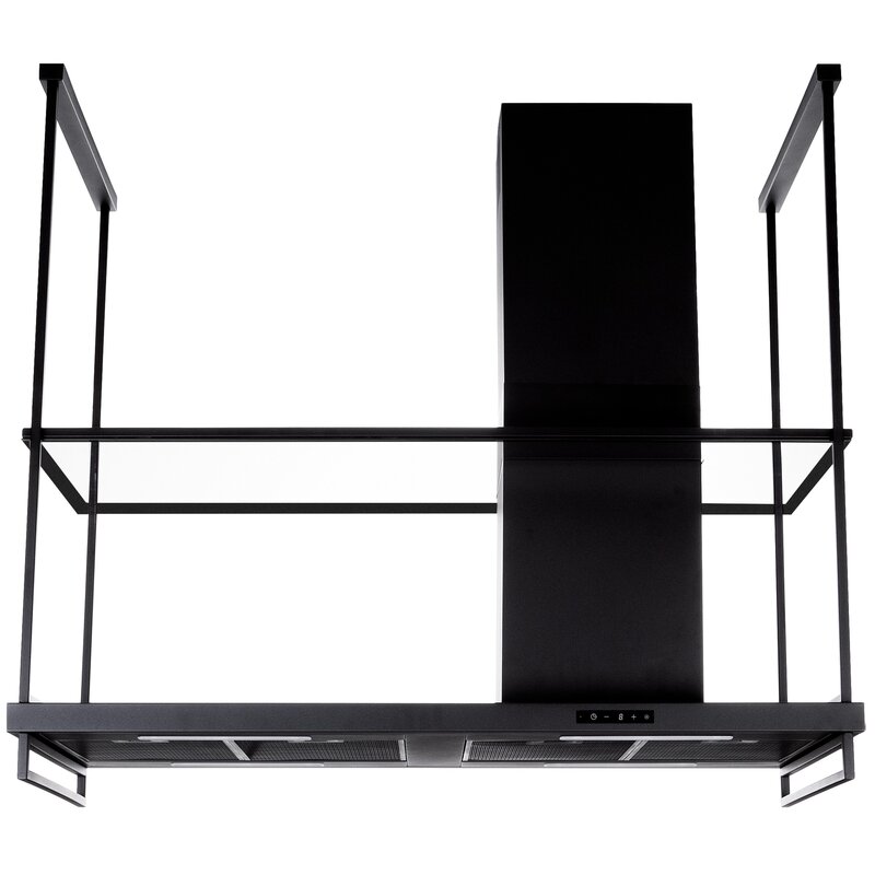 Okap BERG Frame FRAOWKLDBK1201 Czarny 491.4m3/h 66dB klasa B