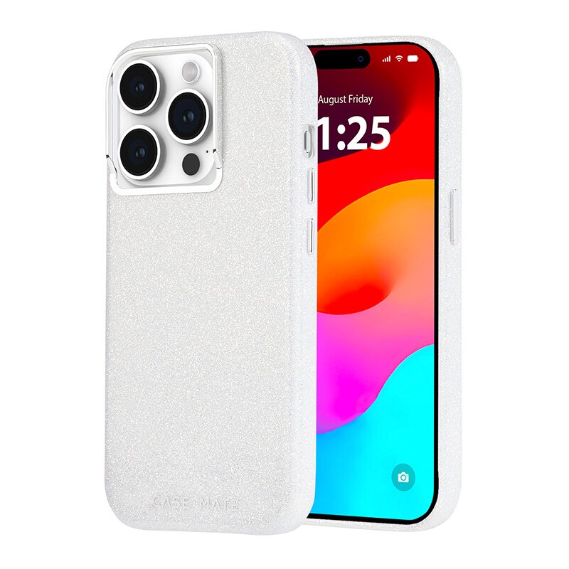 Etui CASE-MATE Shimmer MagSafe do Apple iPhone 15 Pro Brokatowy