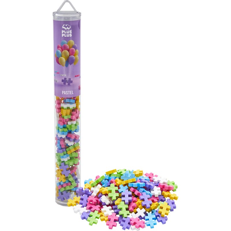 Klocki plastikowe PLUS-PLUS Tuba Pastelowa 014-4025
