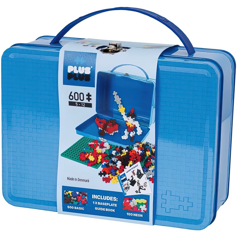 Klocki plastikowe PLUS-PLUS Basic Metalowa walizeczka 014-7002