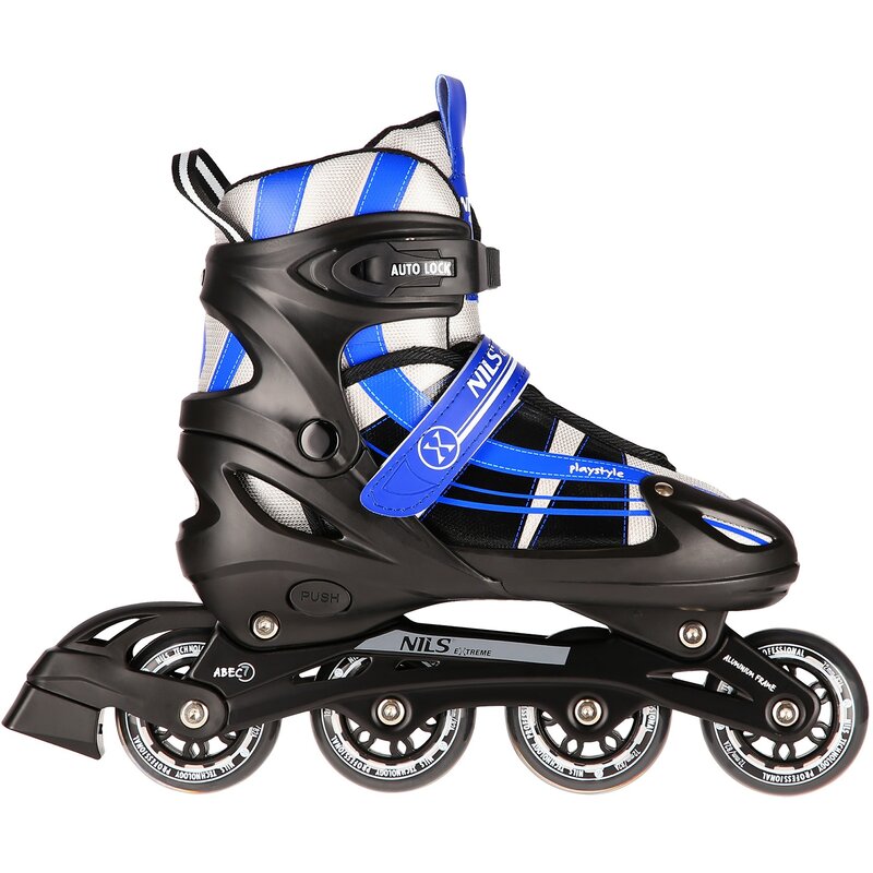 Łyżworolki NILS EXTREME NH18366A 2w1 (rozmiar 39-42) Czarno-granatowy