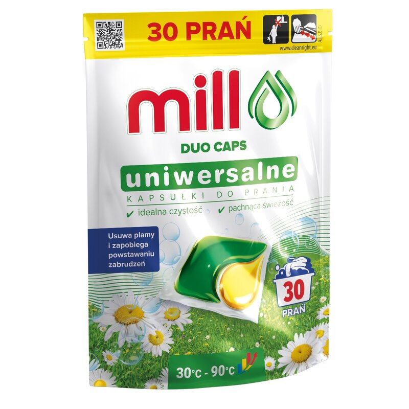 Kapsułki do prania MILL Professional Uniwersalne - 30 szt.