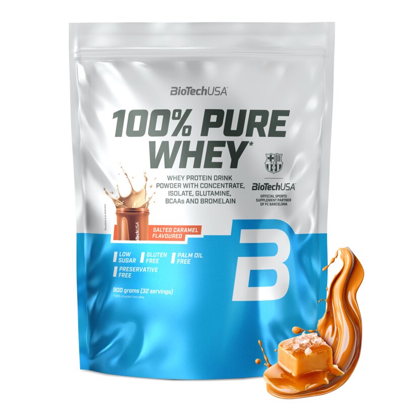 Odżywka białkowa BIOTECH 100 Pure Whey Słony karmel (900 g)