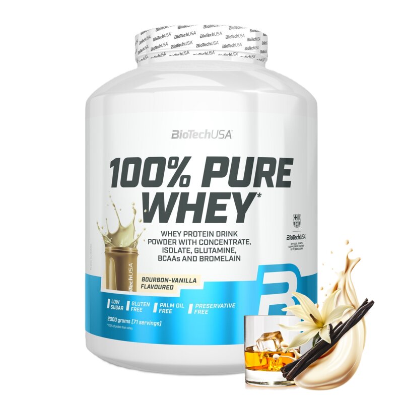 Odżywka białkowa BIOTECH 100 Pure Whey Waniliowo-bourbonowy (2000 g)