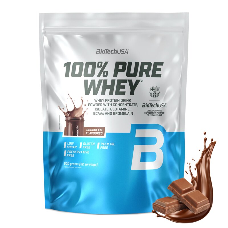 Odżywka białkowa BIOTECH 100 Pure Whey Czekoladowy (900 g)