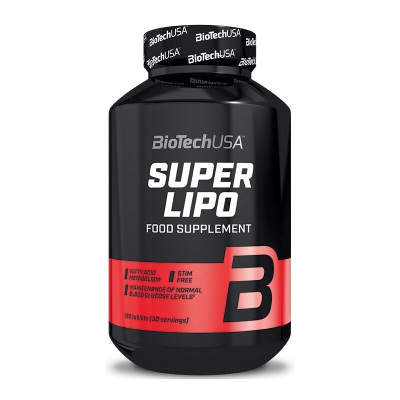 Spalacz tłuszczu BIOTECH Super Lipo (120 tabletek)