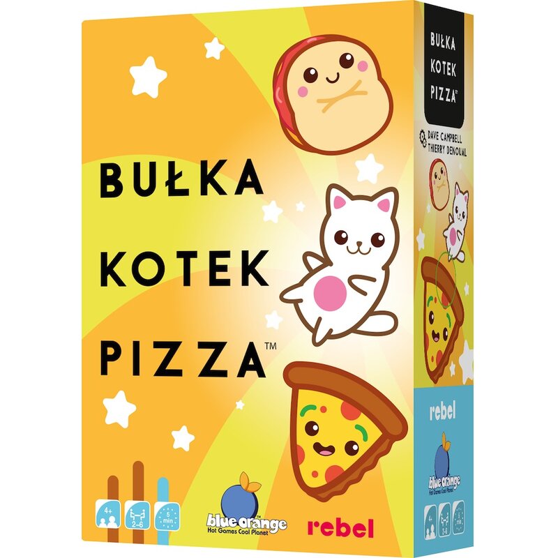 Gra karciana REBEL Bułka Kotek Pizza 2017067