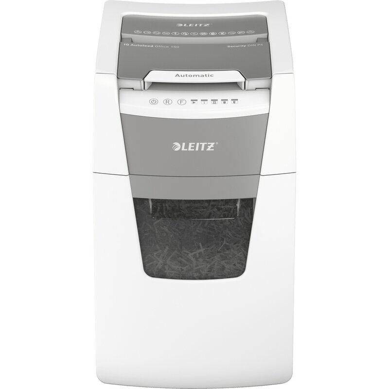 Niszczarka LEITZ IQ Autofeed Office 150 44 L, P-4, Konfetti, Automatyczny Start/Stop, Funkcja cofania