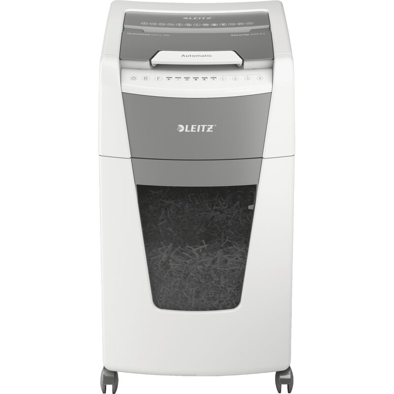 Niszczarka LEITZ IQ Autofeed Office 300 60 L, P-4, Konfetti, Automatyczny Start/Stop, Funkcja cofania