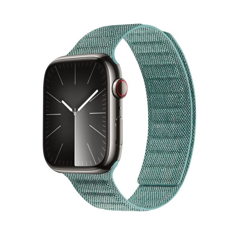 Pasek CRONG Melange do Apple Watch do koperty 38/40/41/42mm Turkusowy