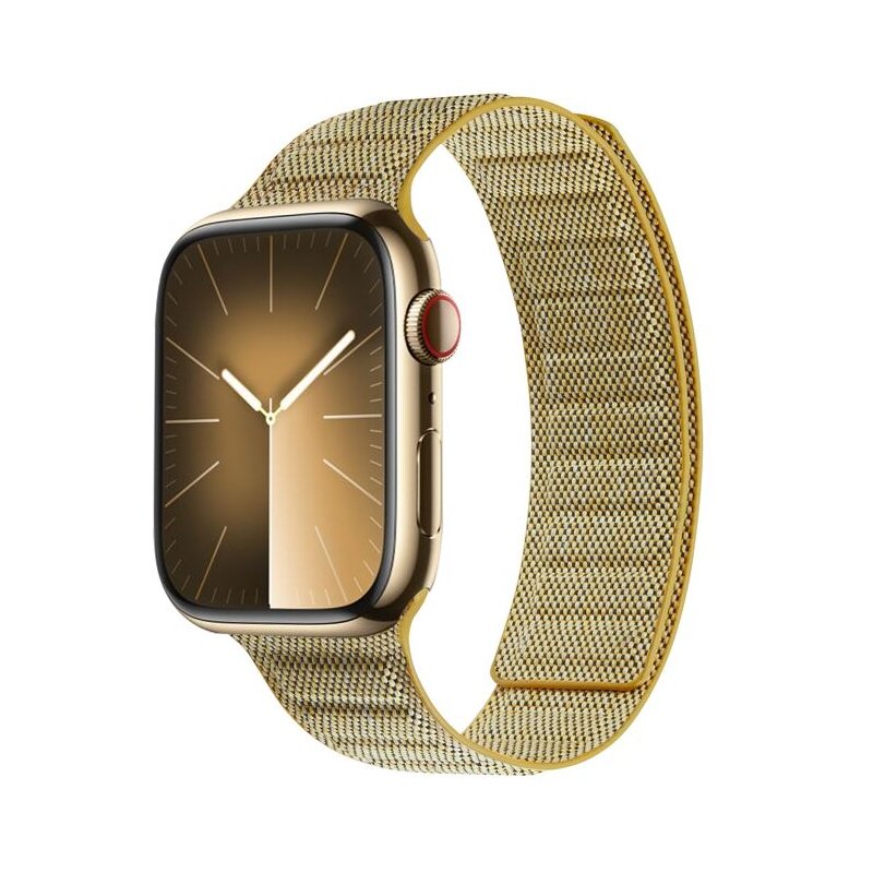 Pasek CRONG Melange do Apple Watch do koperty 38/40/41/42mm Żółty