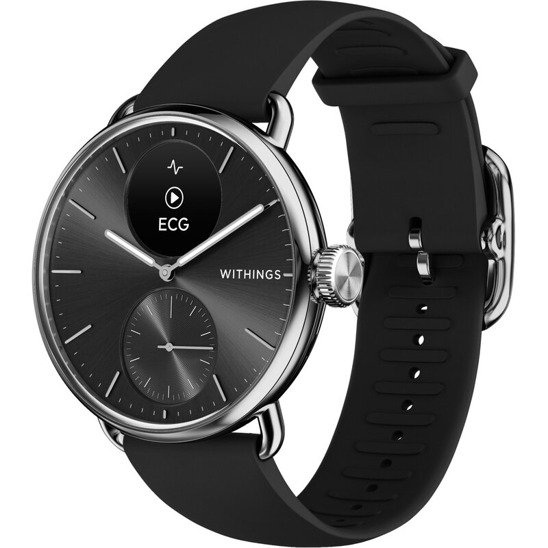 Smartwatch WITHINGS ScanWatch 2 38mm Srebrno-czarny