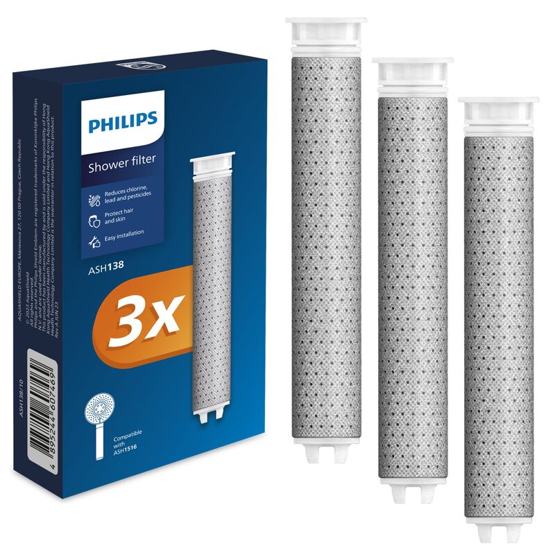 Filtr prysznicowy PHILIPS ASH138/10 (3 szt.)