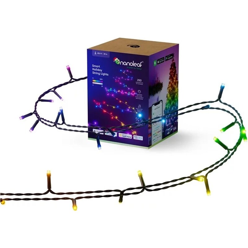 Nanoleaf 1D Outdoor Holiday String Lights Starter Kit