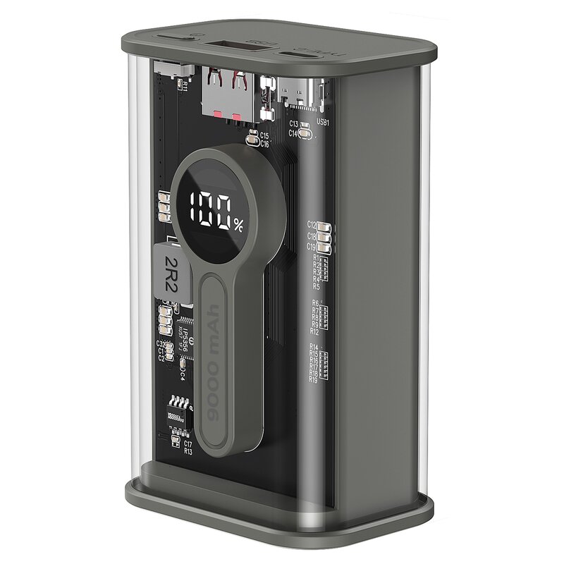 Powerbank GEMBIRD PB09-TQC3-01 9000mAh 20W Czarny