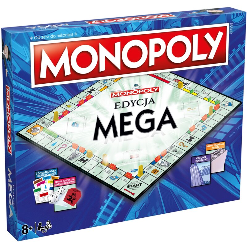 Gra planszowa WINNING MOVES Monopoly Mega