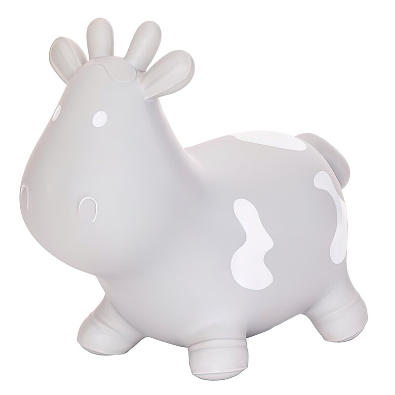 Skoczek HOPPIMALS Krówka Szary