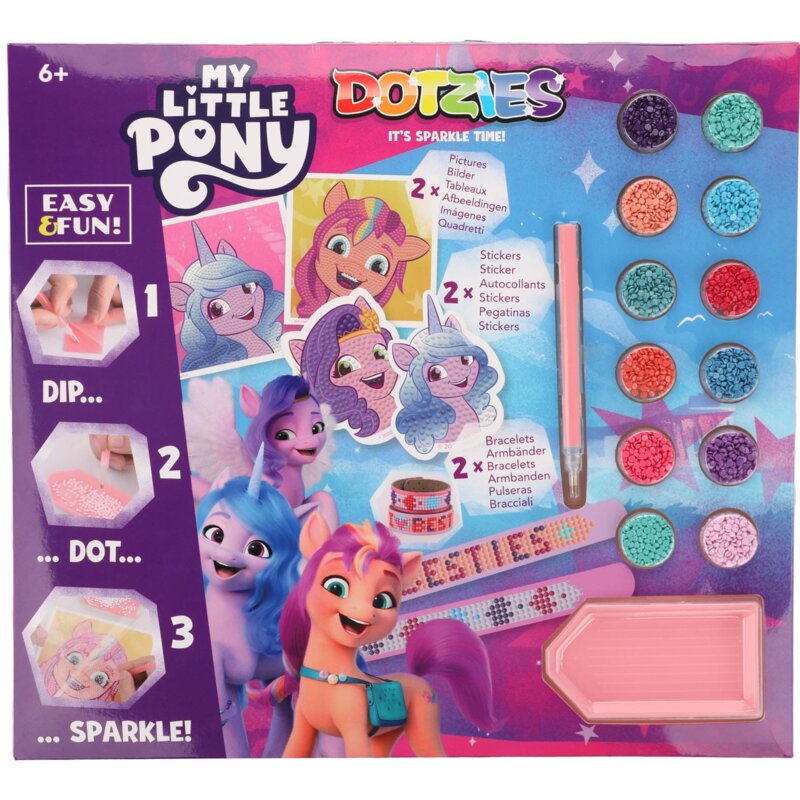 Zestaw kreatywny DIAMOND DOTZ Dotzies My Little Pony Activity Set 018-DTZ10009
