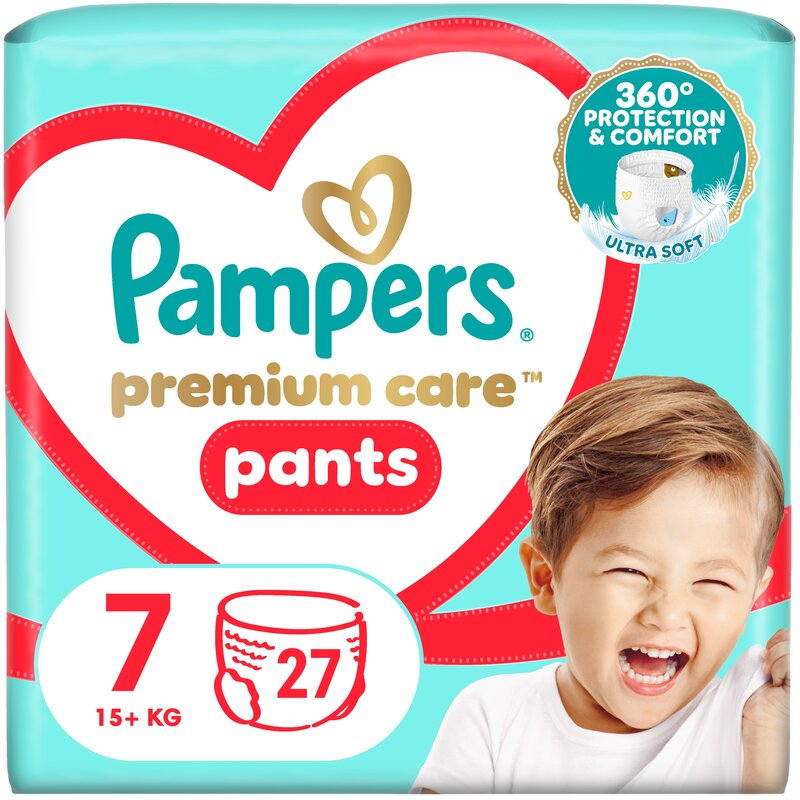 Pieluchomajtki PAMPERS Premium Care Pants 7 (27 szt.)