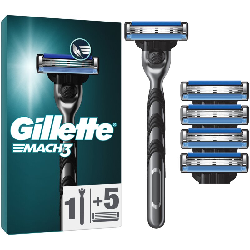Golarka GILLETTE Mach3 + 5 ostrzy