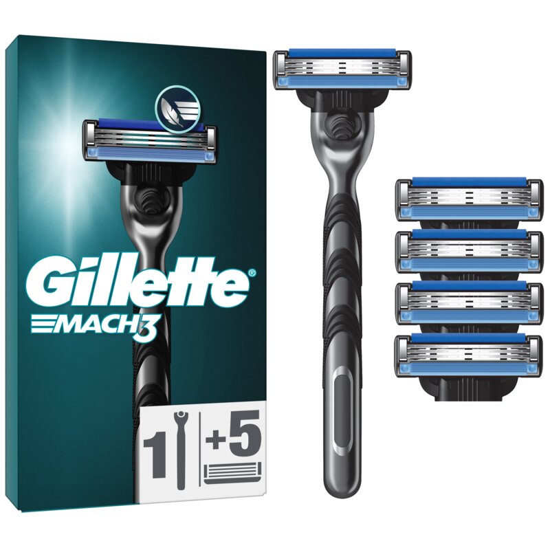 Golarka GILLETTE Mach3 + 5 ostrzy
