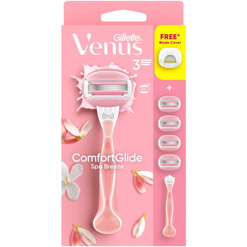 Golarka GILLETTE Venus Comfortglide Spa Breeze + 4 ostrza